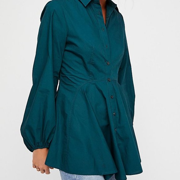 Free People button down tunic. NWT - Picture 1 of 4